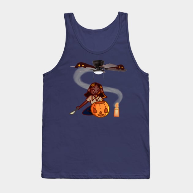 carving a pumpkin Tank Top by Kenners